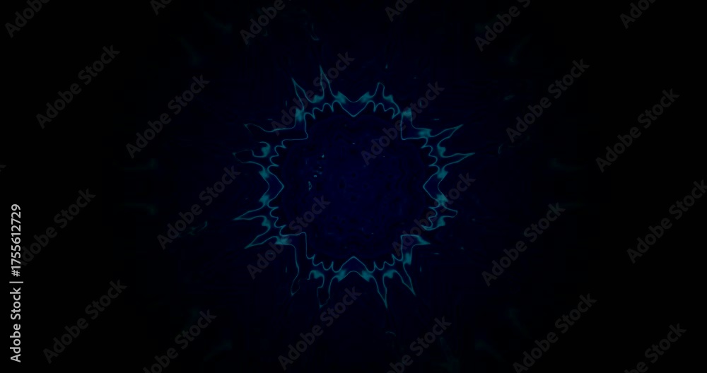 Wall mural experience a captivating video loop featuring a smooth, seamless animation of a tunnel design. vibra