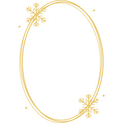 Obraz premium Merry Christmas and New Year Frame