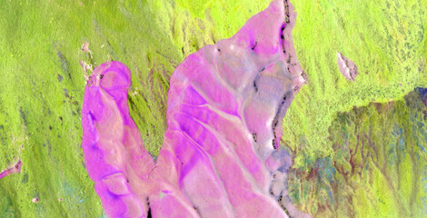 Artistic Patterns Featuring Grunge Textures and Liquid Colors