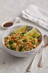 Quinoa with Tofu and Broccoli