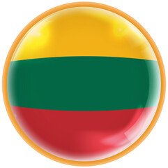 icon flag of lithuania