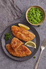 Potato cutlet filled with Lentils