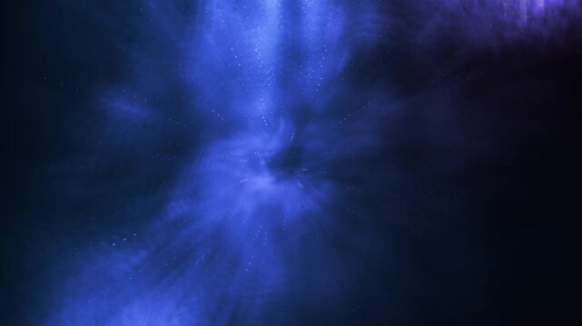Abstract Journey into the Subconscious, Blue and Purple Dreamscape Animation 4K