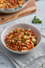 Fried Cauliflower with Tofu