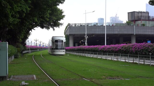 train in the park