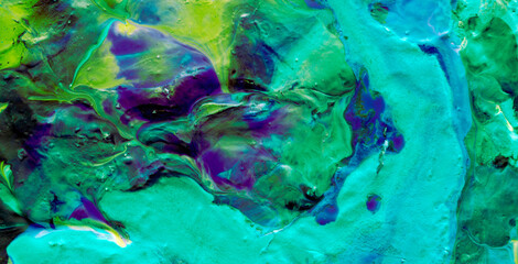 Gold, Texture, and Bold Colors in an Artistic Wallpaper
