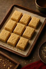 injeolmi korean soybean powder rice cake traditional dessert