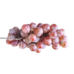 bunch of grapes isolated on white