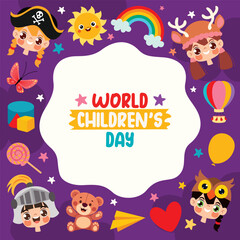 Cover Design With Cartoon Characters