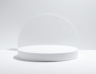 empty glass showcase