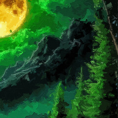 Various oil paintings, flowers, tulips, roses, peonies, Paisley landscapes, forests, lakes