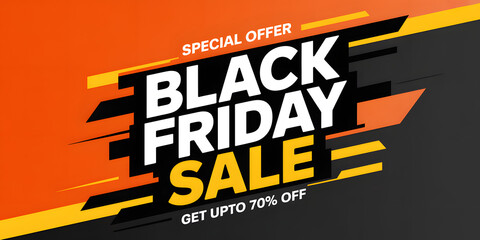 Black Friday Sale Discount Banner – Special Offer Poster Design