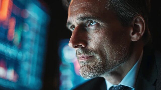 CEO's courage demonstrated by a bold decision shown on a real-time risk dashboard, a scene of proactive governance.