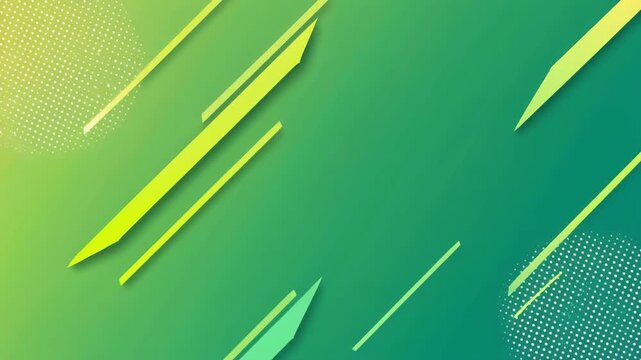 "Diagonal Pulse: Energetic Geometry in Green and Yellow"