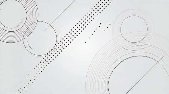 "Gradient Pulse: Minimalist Geometry in Motion"