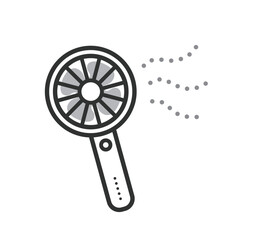 ハンディファンのアイコンイラスト