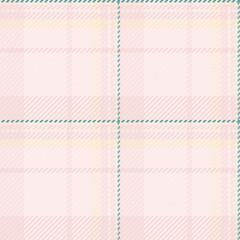 Fade check pattern tartan, cover background vector fabric. Glen seamless plaid textile texture in white and light colors.