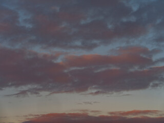 colourful sunset clouds ,summer time