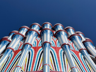 Fassade vom Fuchspalast in St. Veit an der Glan, K&auml;rnten, &Ouml;sterreich