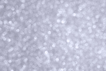 Abstract silver glitter sparkle texture with bokeh background