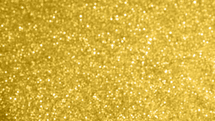 Abstract gold glitter sparkle texture with bokeh background