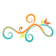 abstract colorful background with circles