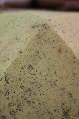Pile of Seasoned Cornmeal with Herbs and Spices