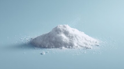 White powder pile minimal advertising product photography design concept purity clean elegant modern aesthetic professional simple balanced composition wellness