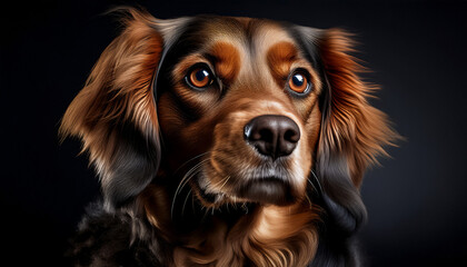 Portrait of a dog, a pet