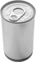 metal can isolated on white background