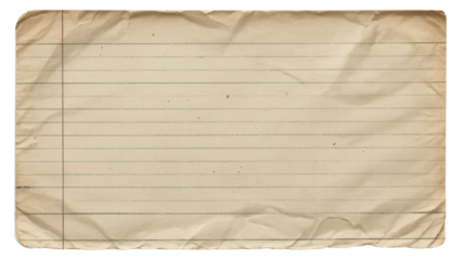 Vintage lined notebook paper texture for nostalgic school concepts