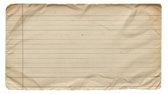 Vintage lined notebook paper texture for nostalgic school concepts