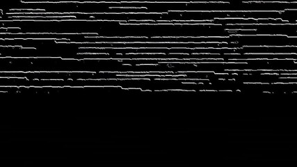 Glitch VHS static error overlay with flicker and film noise texture for old analog screen damage effect - Powered by Adobe
