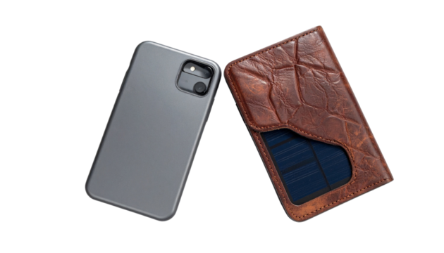  Outdoor Solar Charging Suitcase isolated on transparent background