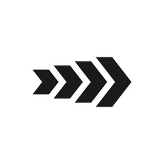 Abstract chevron arrow. Vector illustration symbol and icon.