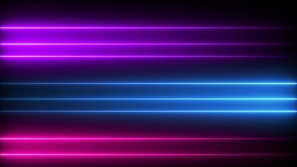 colorful Straight lines light blinking background. stage neon bulb light animation, light trails animation 4k background loop, tube light. flashlight animation. - Powered by Adobe