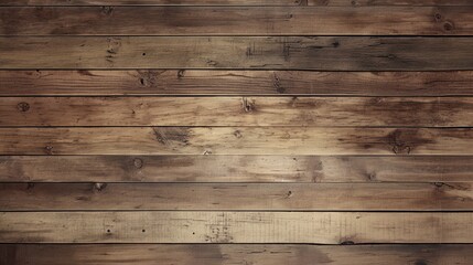 Obraz premium Aged wood texture with weathered grains, suitable for rustic-style design projects. Perfect as a background for wallpaper or vinyl flooring, bringing a classic charm.