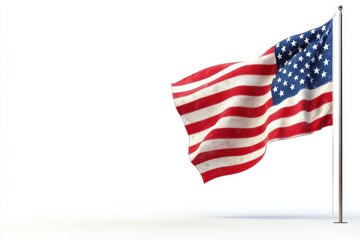 Fototapeta premium Ideas for layouts featuring the American flag for advertising purposes