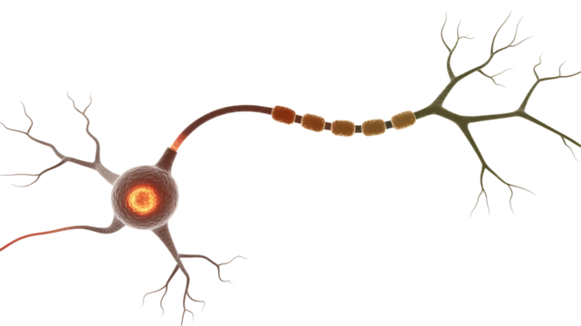 Dynamic neuron transmitting signals for brain function and neural activity
