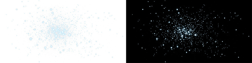 Stunning Cosmic Background PNG Overlay A Beautiful Transparent Photo of a Starry Sky Featuring Astrological Elements