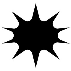 Obraz premium Comic Explosion Burst Vector on White Background Starburst Shape Vector for Sale Promotion Label Retro Pop Art Explosion Element Isolated Discount Flash Burst Graphic Vector Design Comic Speech Bubble