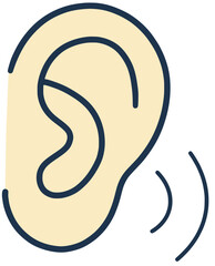 귀 건강 일러스트