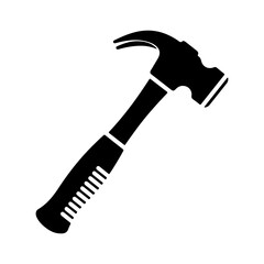 Hammer tool with transparent background