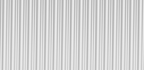 Obraz premium Acrylic satin corrugated glass texture with a light gray background. Features soft, blurred, ribbed transparency and vertical stripes, resembling a silver metallic polycarbonate sheet with a gradient.