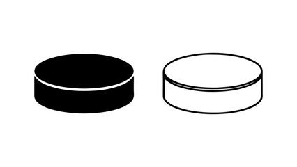 Cylinders with outline and solid fill with transparent background