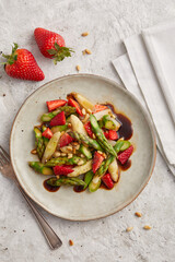 Asparagus Salad with Strawberries