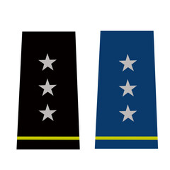 Galon de passant d'épaule et de manche de l'armée de terre et de l'air de l'armée américaine : Général de division (Lt general)