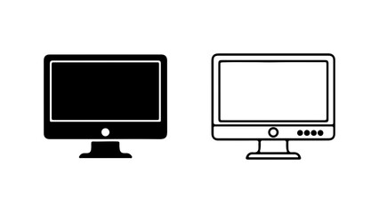 Computer monitors with transparent background