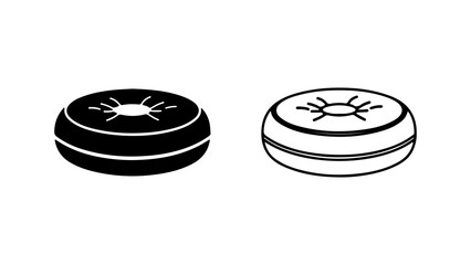 Checkers pieces with transparent background