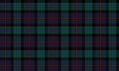 This seamless plaid pattern in purple, green, black, orange, and blue creates a stylish statement. Perfect for designing clothes, skirts, pants, and dresses, it gives a modern and unique look.